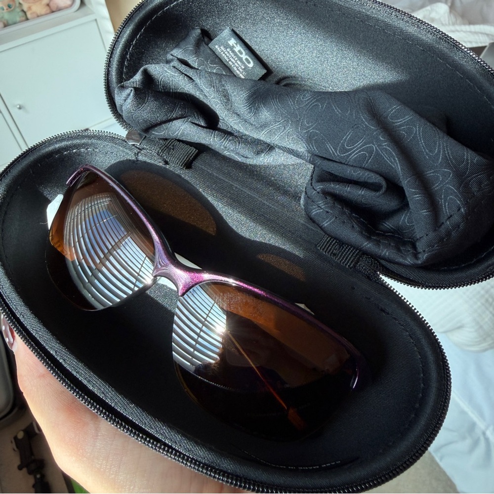 Brown and Purple Oakley sunglasses - Unstoppable